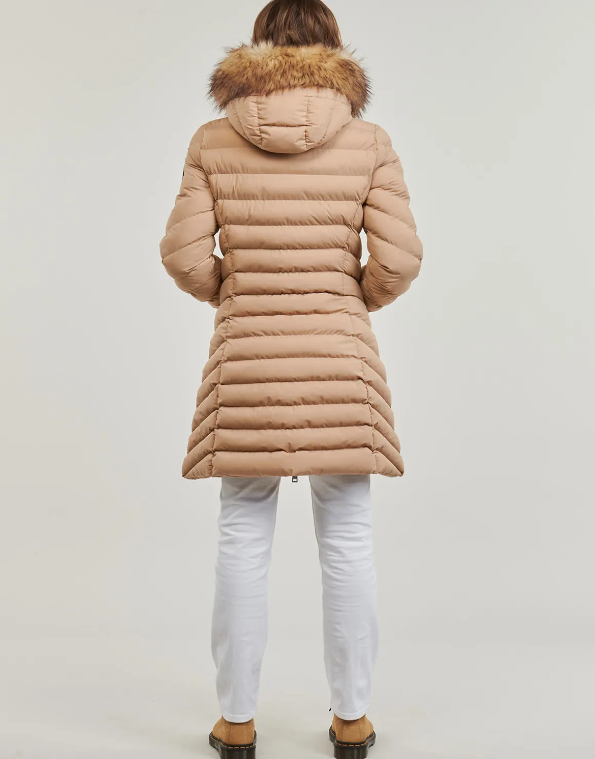 Superdry - FUJI HOODED MID FAUSSE FOURRURE