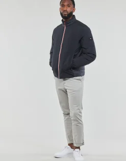 Tommy Hilfiger - MIX MEDIA STAND COLLAR JACKET