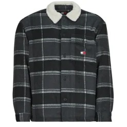 Tommy Jeans - TJM CHECK SHERPA OVERSHIRT EXT