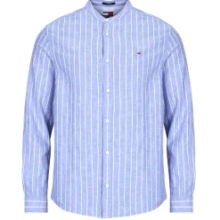 Tommy Jeans - TJM LINEN MIX BND STP SHRT EXT