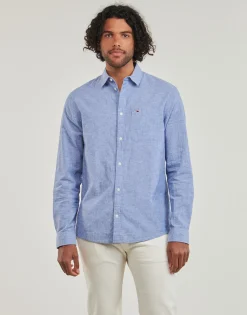 Tommy Jeans - TJM REG LINEN BLEND SHIRT