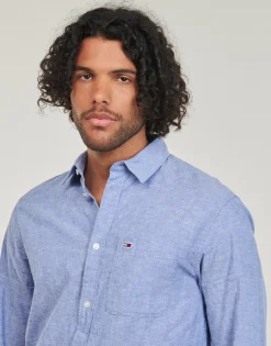 Tommy Jeans - TJM REG LINEN BLEND SHIRT