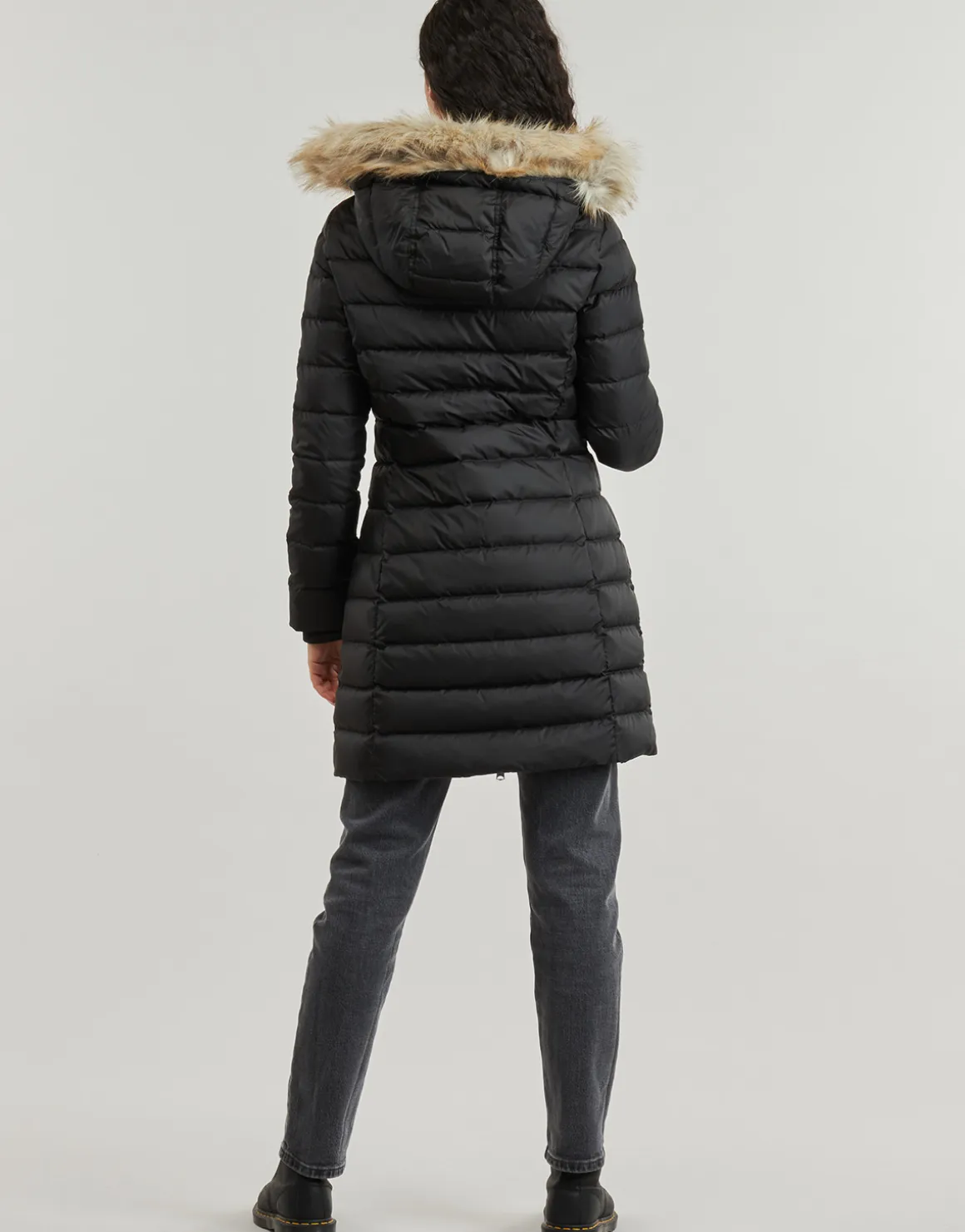 Tommy Jeans - TJW ESSENTIAL HOODED DOWN COAT