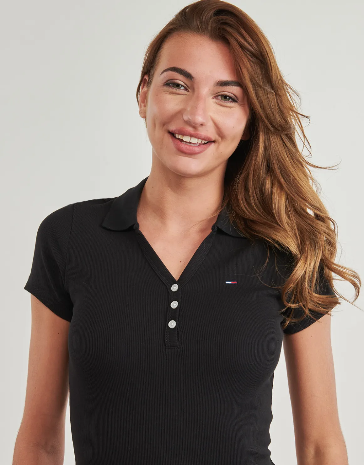 Tommy Jeans - TJW F&F RIB POLO DRESS EXT