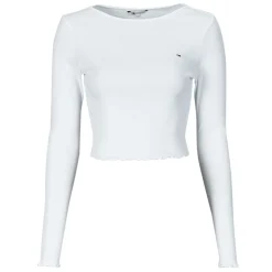 Tommy Jeans - TJW RUCHE RIB TOP LS