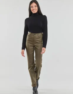 Vila - VICOMMIT COATED HW STRAIGHT PANT