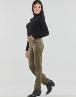 Vila - VICOMMIT COATED HW STRAIGHT PANT